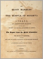 The Report from the Select Committee to the House of Commons regarding the purchase of the Parthenon marbles