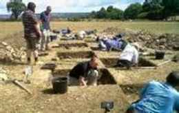 The foundations of the various stages of the building, along with floors and evidence of the industrial use of the site 