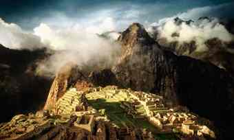 Machu Picchu: the Inca citadel is only accessible by train or by an arduous hike. 
