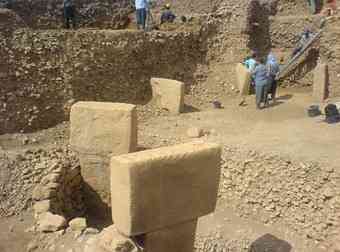 To date, archaeologists have dug 45 stones out of the ruins at Gobekli.