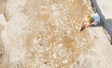 Researchers say the well-preserved mosaics date back to the Byzantine period and were part of an ecclesiastic structure.