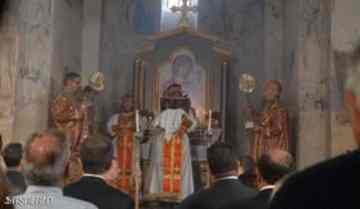 Armenian liturgy at the Holy Cross Church of Akhtamar 