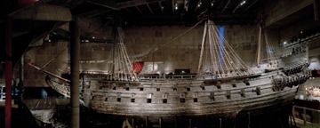 The royal warship Vasa, which sank in Stockholm on her maiden voyage in 1628. Photo: Åke E:son Lindman