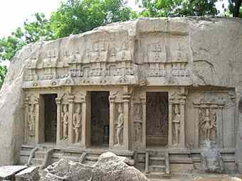 Tirumurti Cave Temple at Mahabalipuram