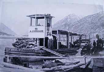 Before it sank in 1901, the A.J. Goddard was one of more than 200 steamships transporting prospectors and freight during the Klondike Gold Rush.