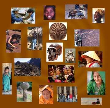 Anthropology mural by Stephen Ewen