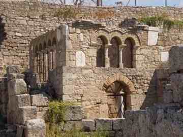 Byzantine ruins, Corinth