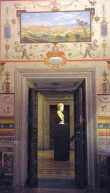 A sculpture is displayed during the “Palazzo Farnese. Collections from the Renaissance to the French Embassy” exhibition at the Farnese palace, the French embassy to Italy in Rome. The exhibition, running from today to April 27, 2011 will show some 150 works exploring the palace’s history from the 16th century to the present day, in which time it’s gone from the home of the Renaissance’s Farnese family to the French Embassy in Italy.