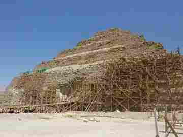 The Step Pyramid of Djoser at Saqqara. Photo by John Kannenberg. CC BY NC ND