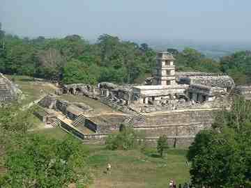 The Palace, Palenque Ruins. Image: Wikipedia.