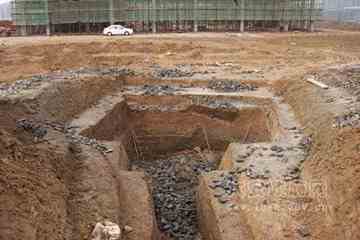 The ancient tomb from the Northern Song Dynasty discovered in the city of Lu’an, Anhui Province. 