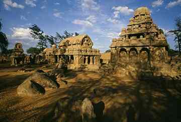 Mahabalipuram city is also known as Mamallapuram and is located in the Kanchipuram district of Tamil Nadu. The city was once the capital of Pallava kings and was named after the Pallava King, Mamalla. 