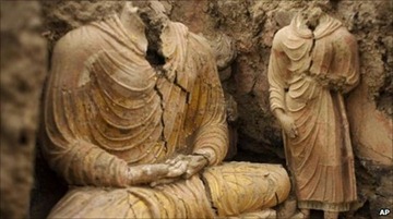 Archaeologists warn that the 2,600-year-old Buddhist monastery will be largely destroyed once work at a mine begins.