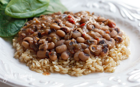 Slow Cooked Black Eyed Peas with Ham - Skinnytaste
