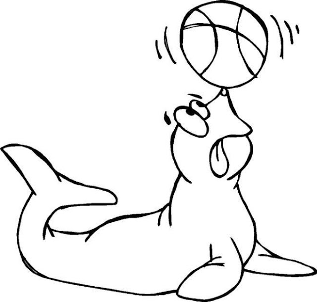 dibujos de focas para pintar