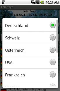 Lastest Feiertage: D-A-CH-US-FR-ES... APK