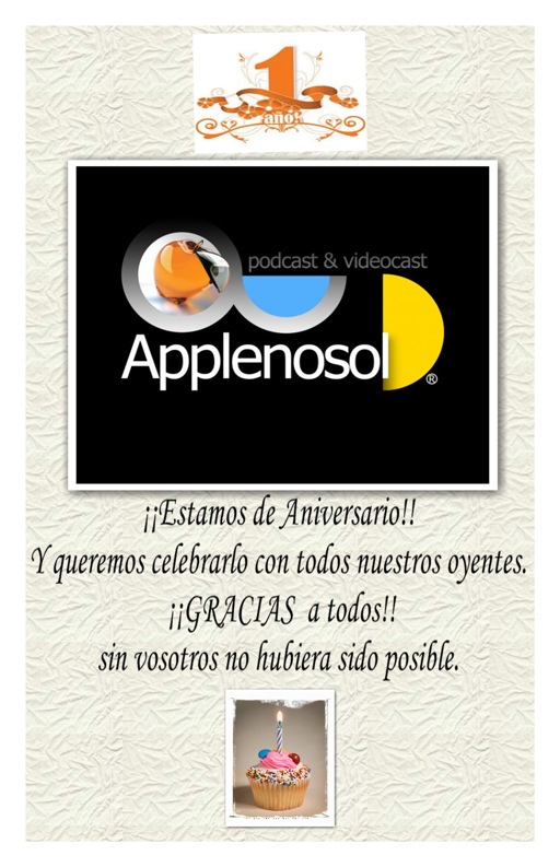 Applenosol LXIX Estamos de aniversario Applenosol LXIX Estamos de aniversario
