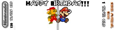 Super MarioJr Blog logo-Happy Birthday Nintendo (and Super MarioJr Blog)