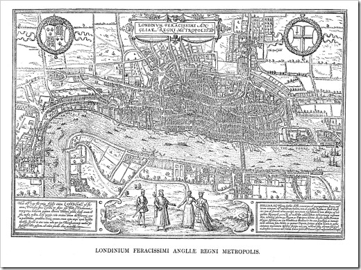 London_Hoefnagel's_Map_of_1572