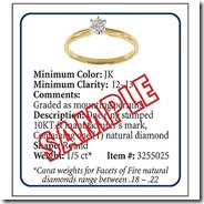 Princess Cut Diamond Solitaire Ring 3