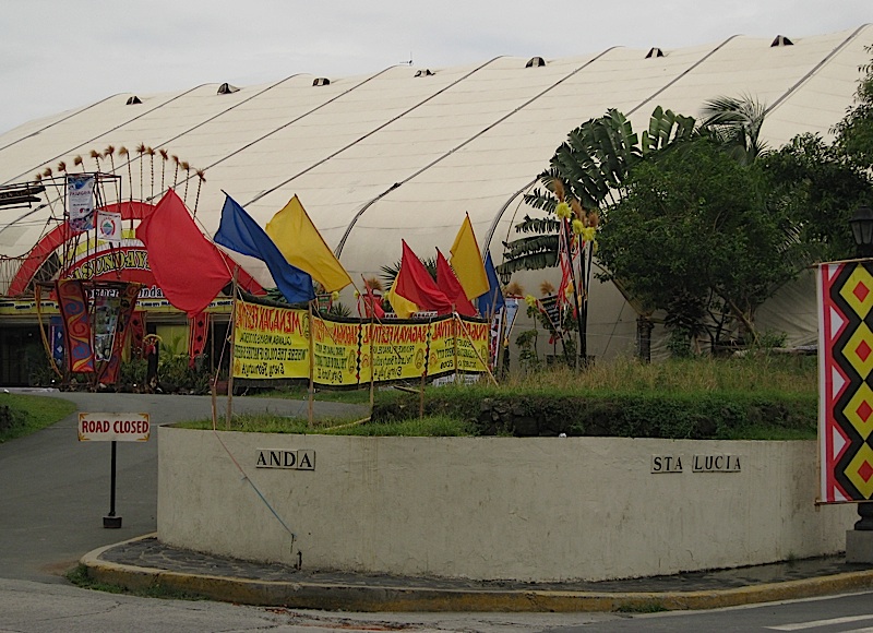 Intramuros Clamshell exhibition tent