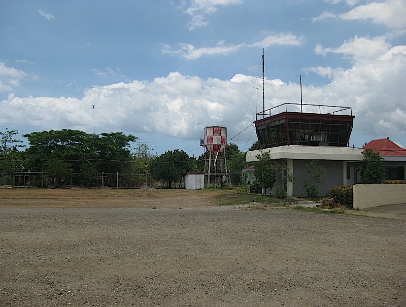 the two-story control tower of Marinduque provincial airport