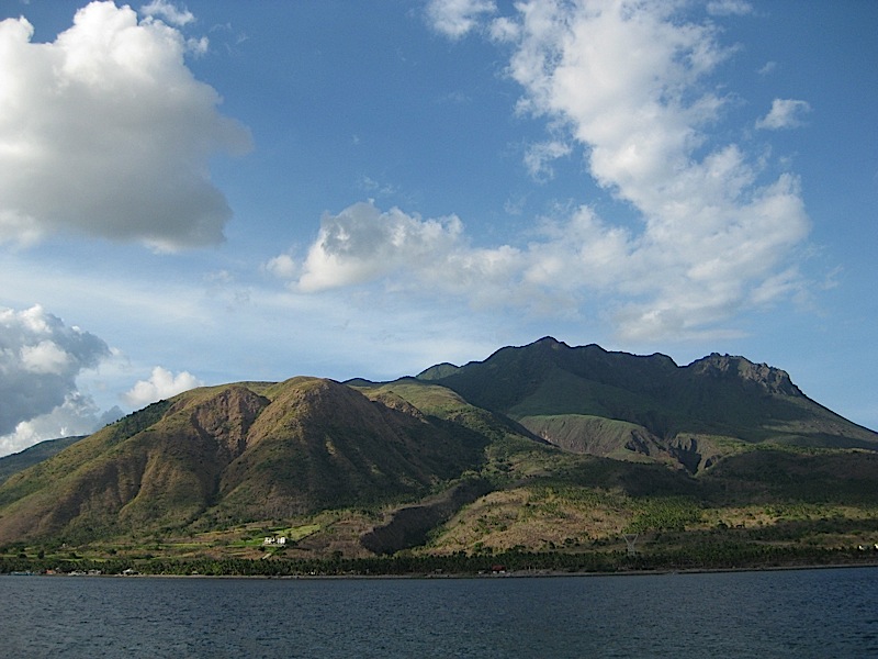 Mount Malindig as seen from Bellarocca Island Resort