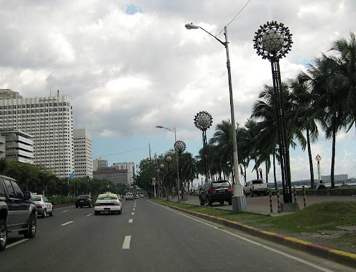 Roxas Boulevard beside the Manila Baywalk