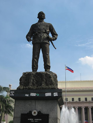 monument of Andres Bonifacio in Liwasang Bonifacio