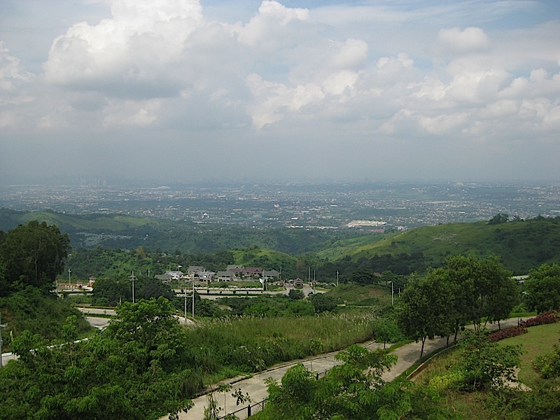 view of Metro Manila from the Timberland Sports and Nature Club