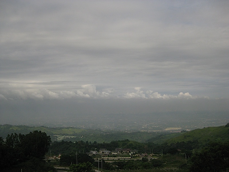view of Metro Manila from the Timberland Sports and Nature Club