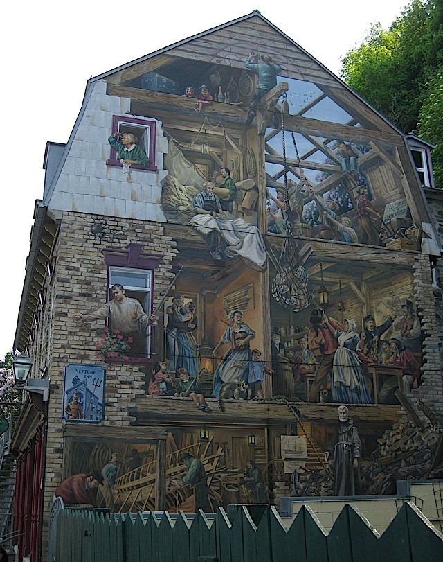 Fresque du Petit-Champlain at Quartier Petit Champlain, Quebec City