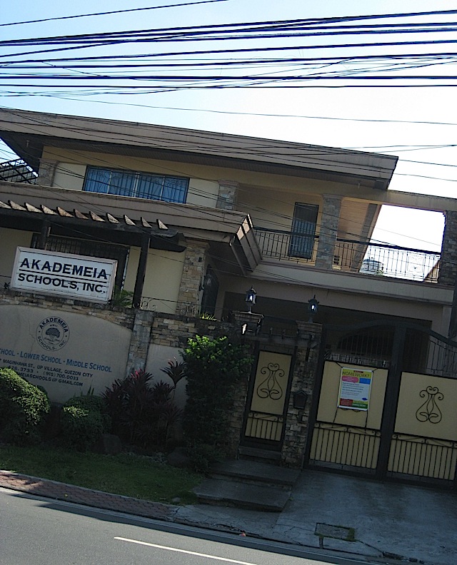 Akademeia school in U.P. Village, Quezon City