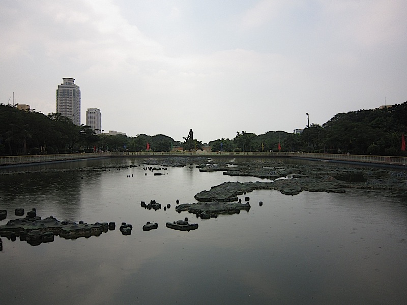 relief map of the Philippines at the Rizal Park