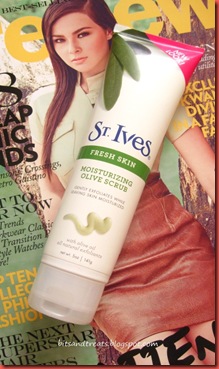 st. ives moisturizing olive scrub, by bitsandtreats