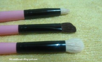 close up of eye shadow and contouring brushes, by bitsandtreats