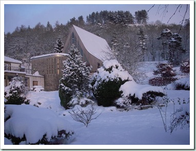 scargill chapel in snow