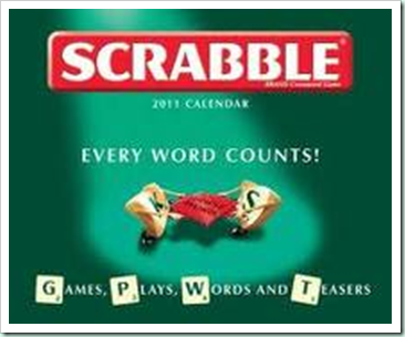 scrabble calendar