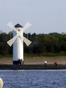 Windmühle in der Einfahrt nach Swinemünde