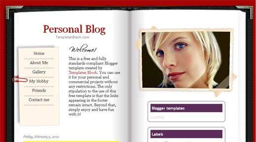 free-premium-blogger-xml-template-personal-blog-girly-template-red-notebook-style