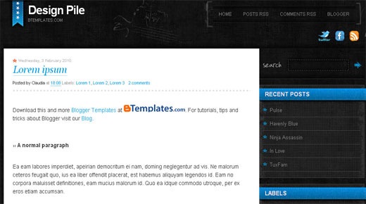 free-premium-blogger-xml-template-design-pile-blue