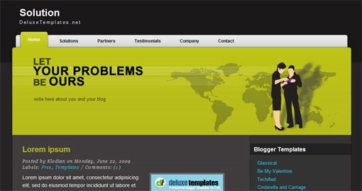 free-professional-business-black-web2 -blogger-xml-template-for-2010-Solution