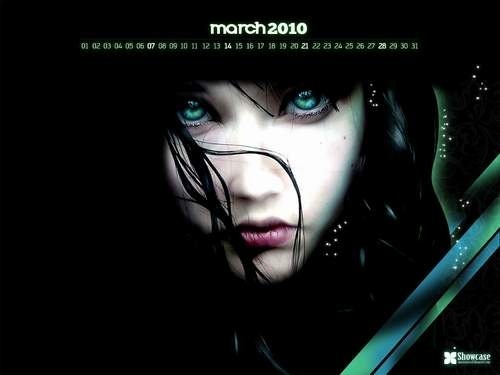 Desktop Wallpaper Calendars: March 2010