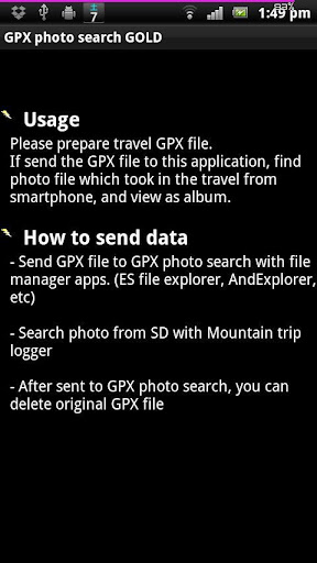 GPX Photo search