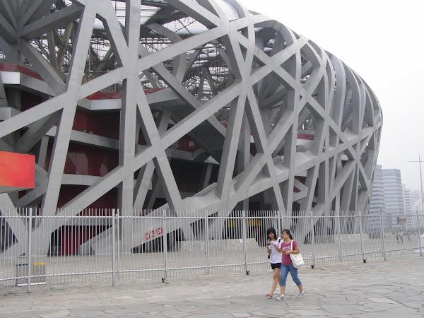 Obiective turistice China: stadion olimpic Beijing.JPG