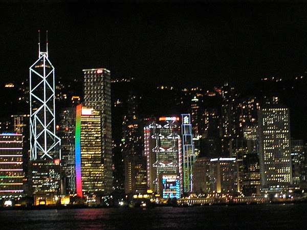 Obiective turistice Hong Kong: HK by night