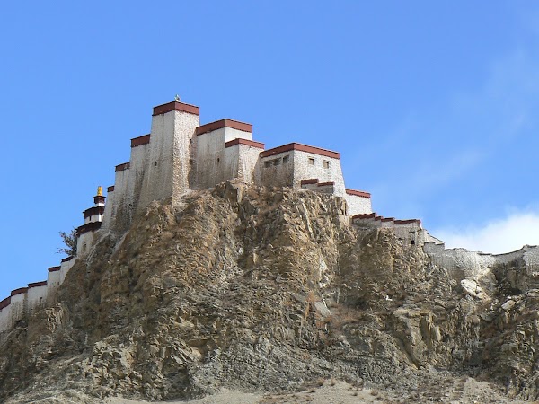 Obiective turistice Tibet: dzong Gyantse