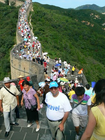 Imagini China: pe metereze Marele Zid