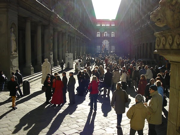 Obiective turistice Italia: Firenze, Palazzo Ufizzi, Florenta