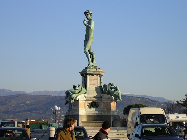 Obiective turistice Italia: Florenta, Piazzale Michelangelo.JPG